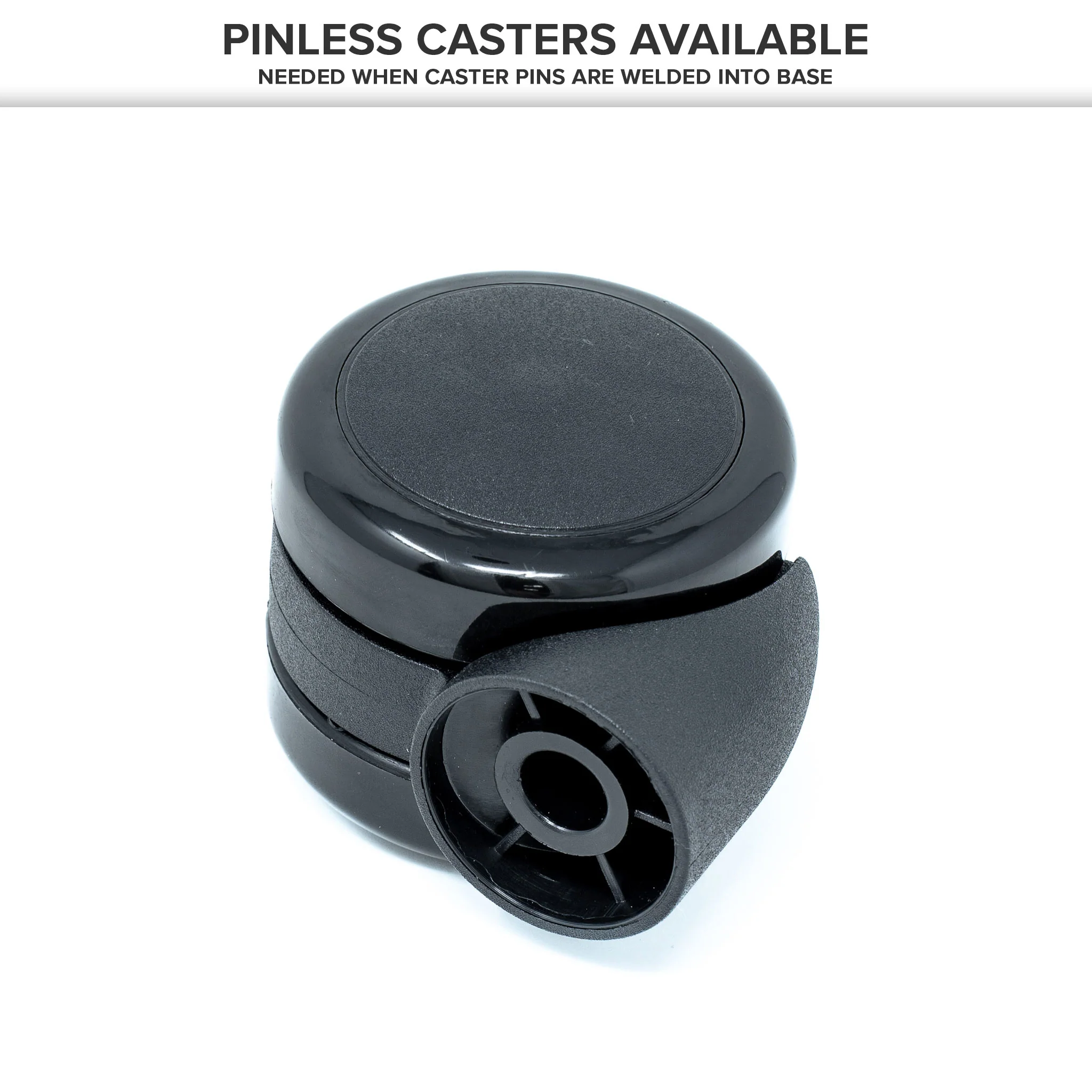 55mm (2 inch) Casters for Steelcase Criterion & Other Older Model Chairs - Image 4