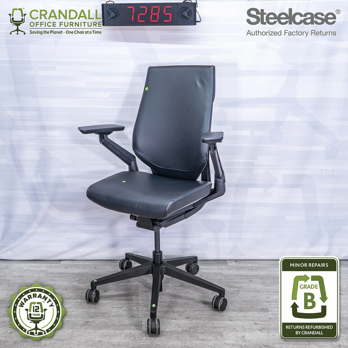 7285 - Steelcase Gesture - Grade B **CLOSEOUT Ð NO RETURNS**