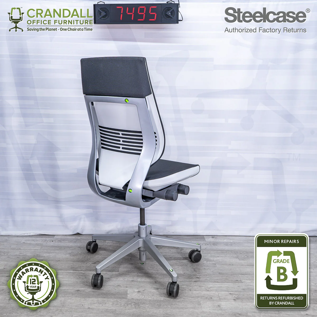 7495 - Steelcase Gesture - Grade B **CLOSEOUT - NO RETURNS** - Image 2