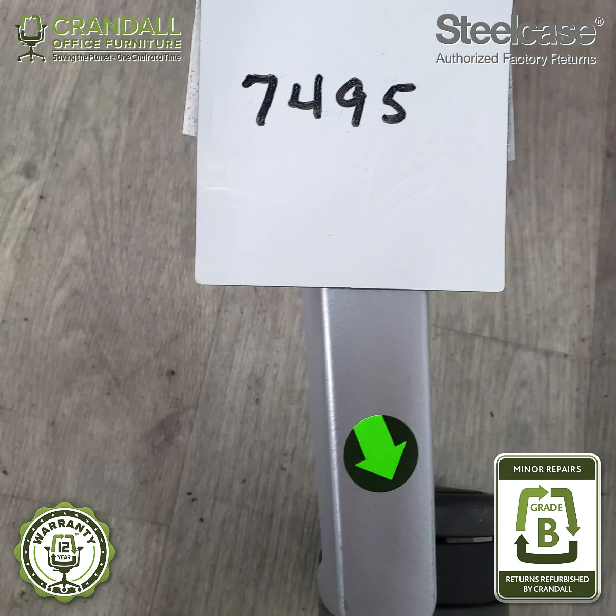 7495 - Steelcase Gesture - Grade B **CLOSEOUT - NO RETURNS** - Image 3
