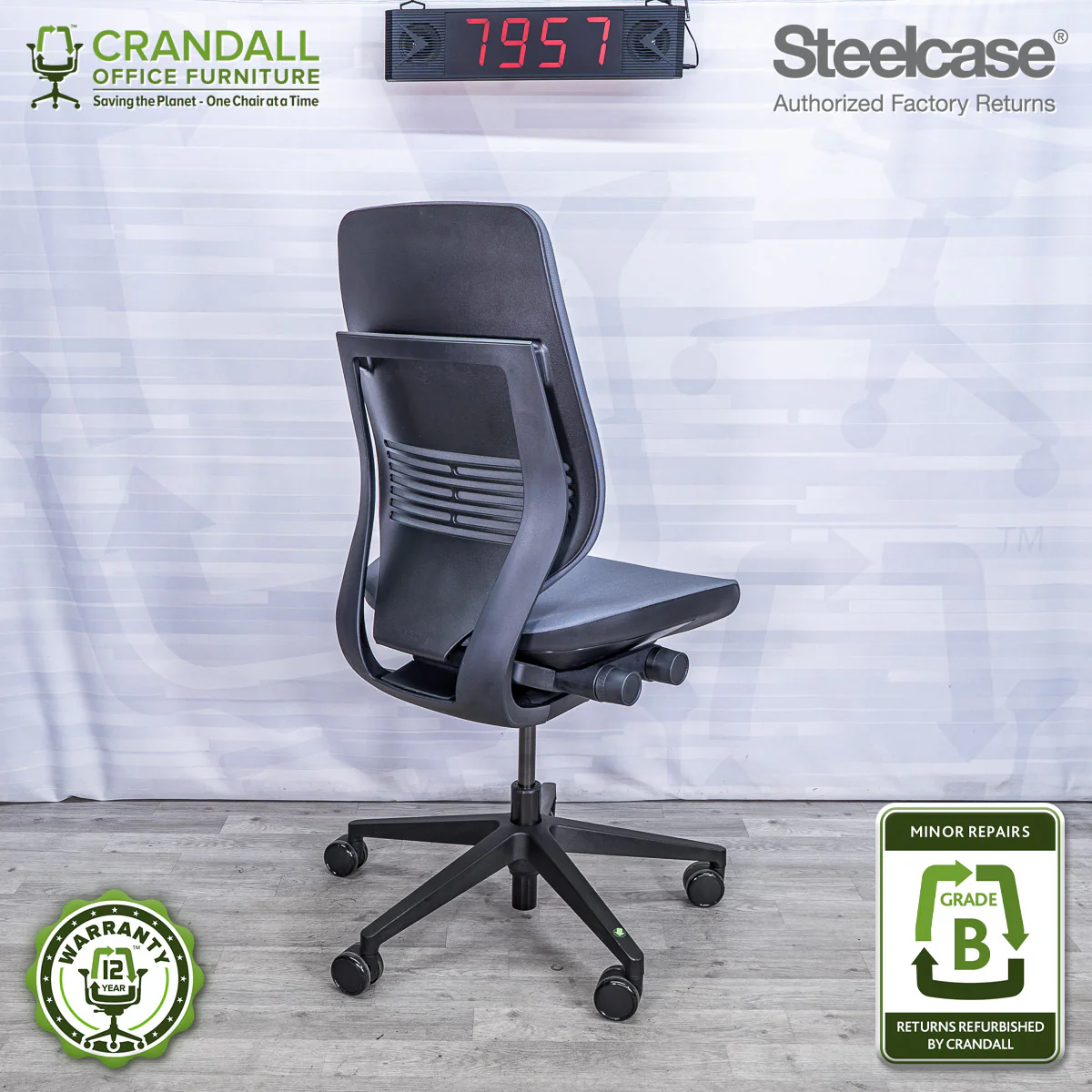 7957 - Steelcase Gesture - Grade B **CLOSEOUT - NO RETURNS** - Image 2
