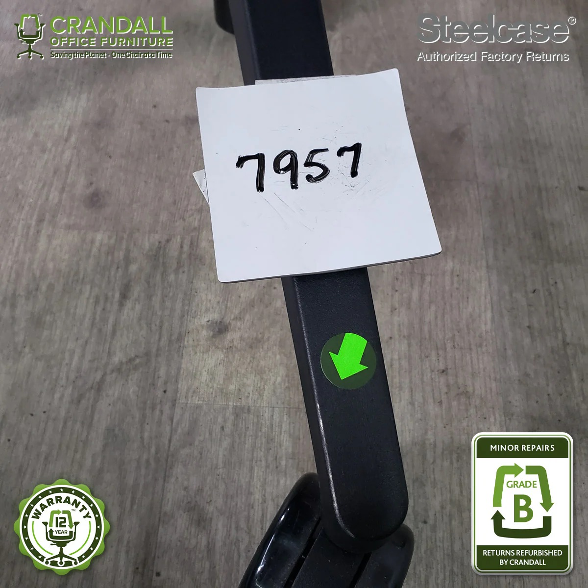 7957 - Steelcase Gesture - Grade B **CLOSEOUT - NO RETURNS** - Image 3