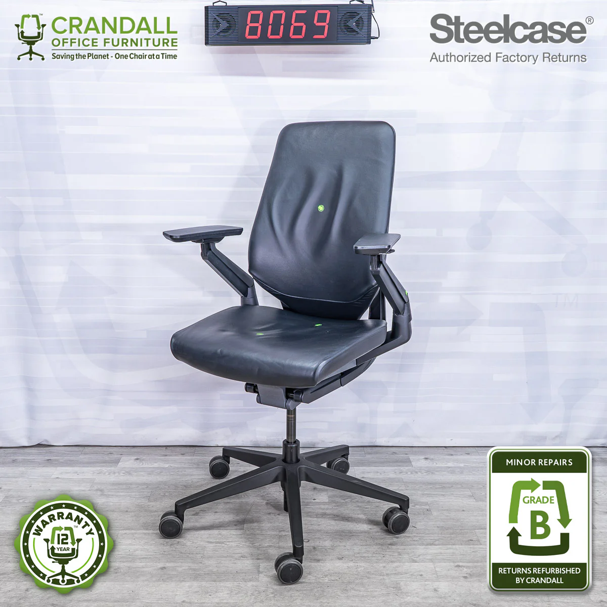 8069 - Steelcase Gesture - Grade B **CLOSEOUT - NO RETURNS**