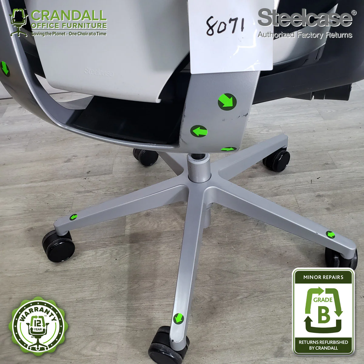 8071 - Steelcase Gesture - Grade B - Image 3