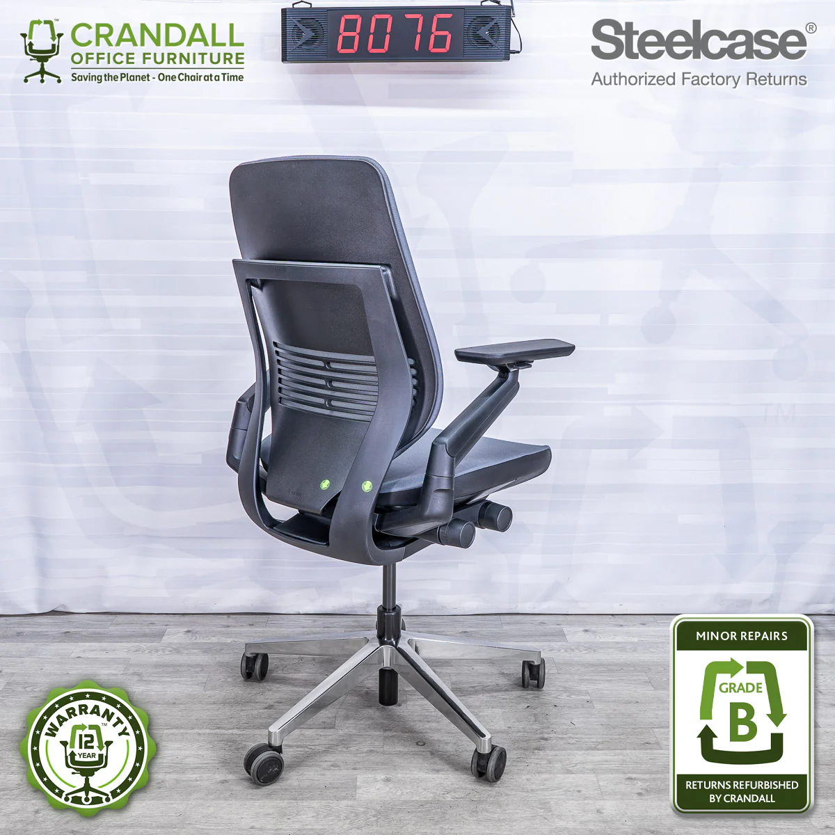 8076 - Steelcase Gesture - Grade B - Image 2