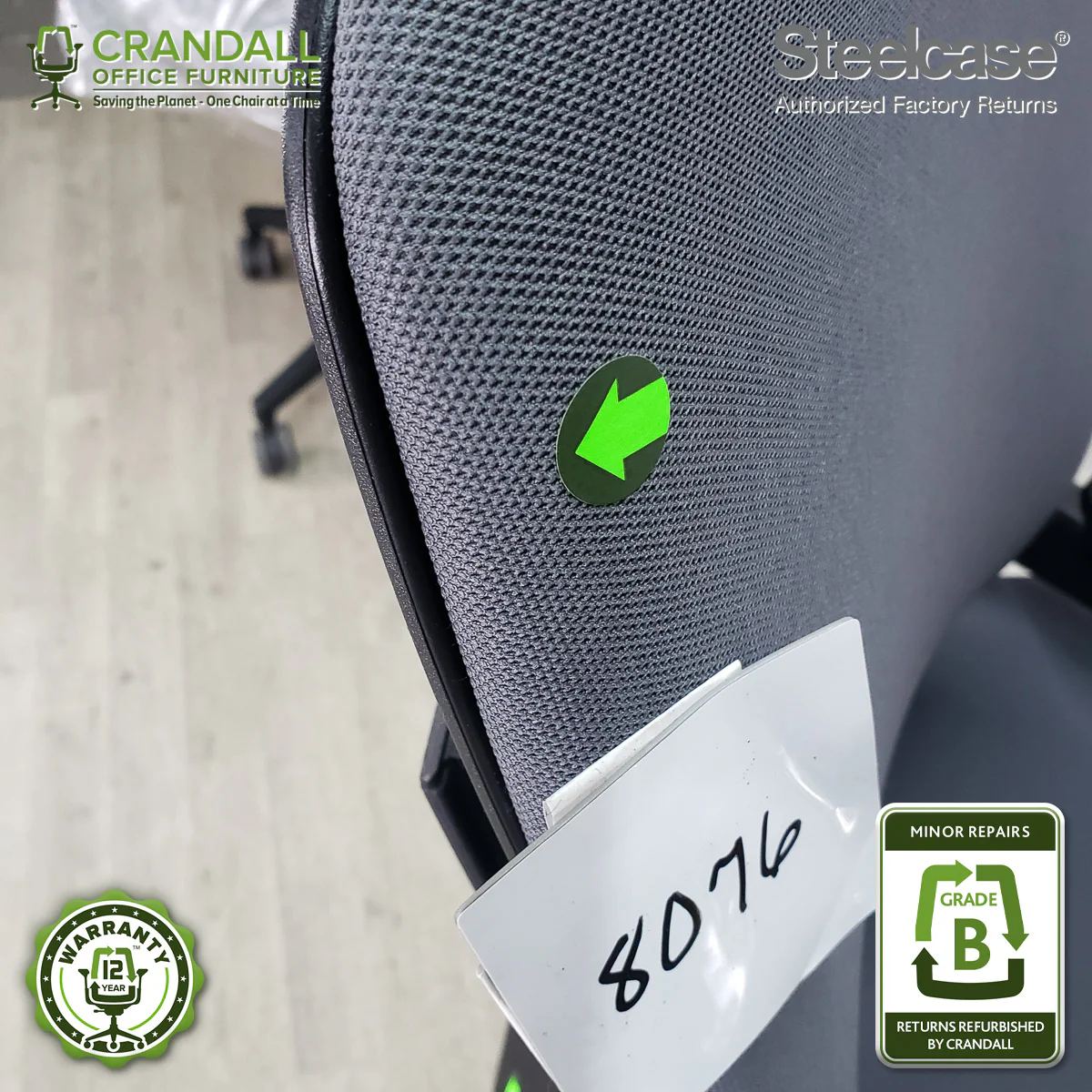 8076 - Steelcase Gesture - Grade B - Image 4