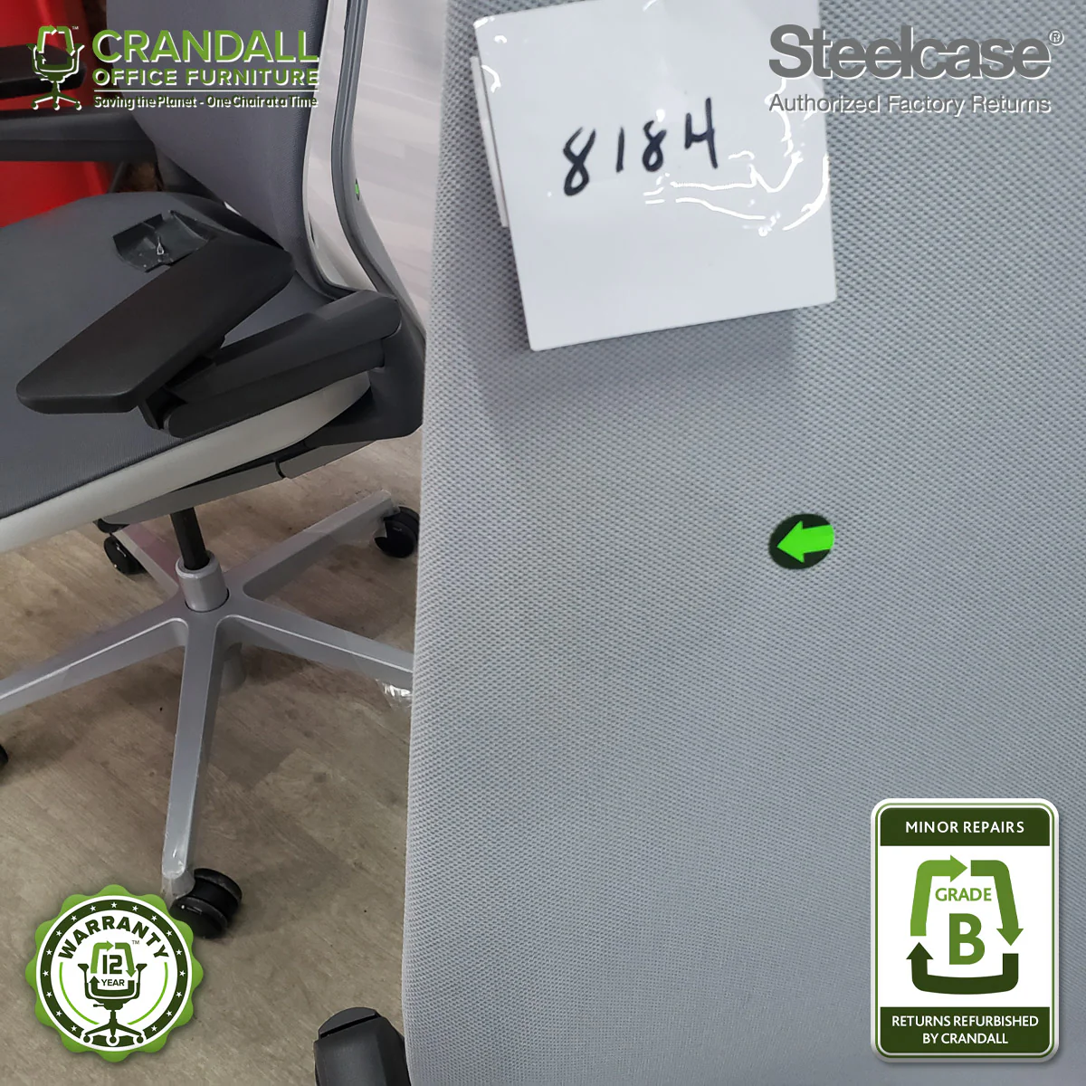 8184 - Steelcase Gesture - Grade B - Image 3