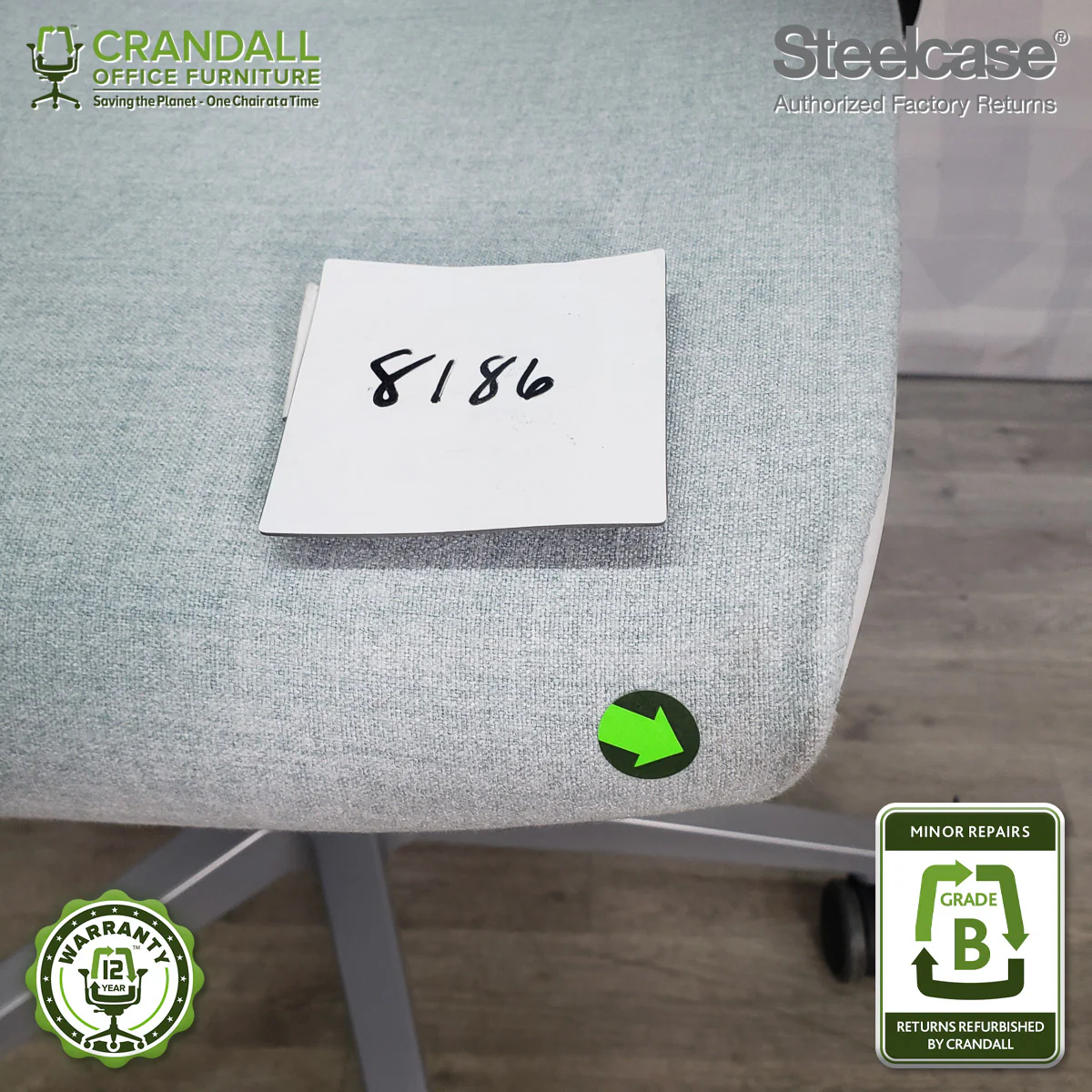 8186 - Steelcase Gesture - Grade B **CLOSEOUT - NO RETURNS** - Image 3