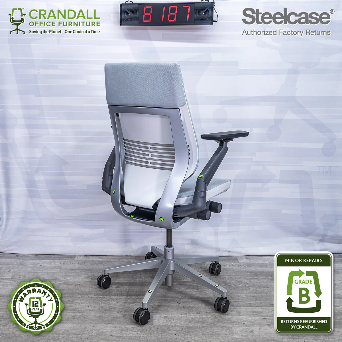 8187 - Steelcase Gesture - Grade B **CLOSEOUT - NO RETURNS** - Image 2