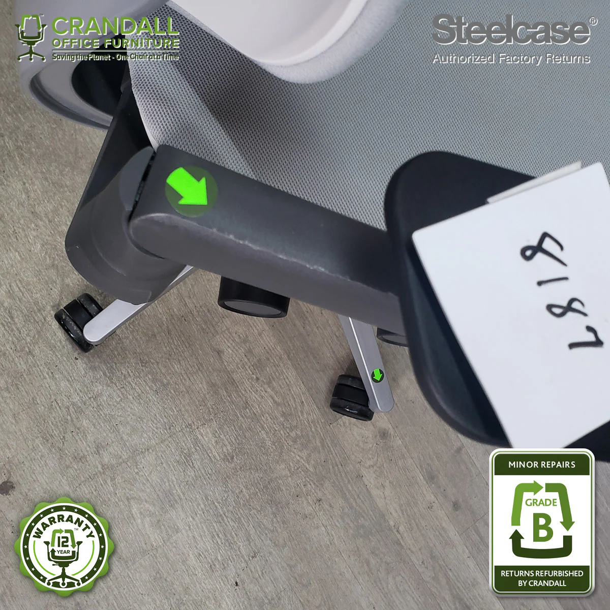 8187 - Steelcase Gesture - Grade B **CLOSEOUT - NO RETURNS** - Image 4