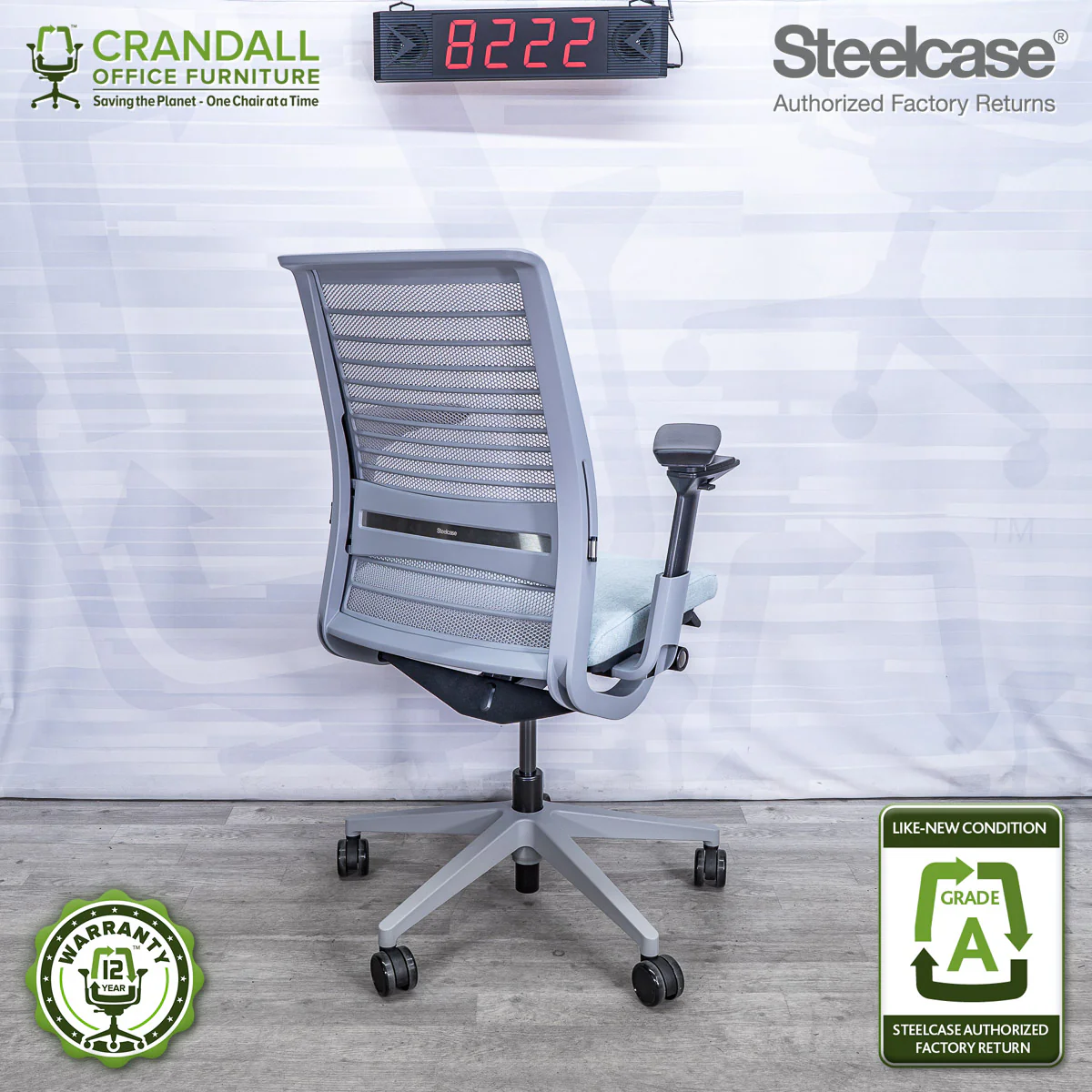 8222 - Steelcase V2 Think - Grade A - Image 2