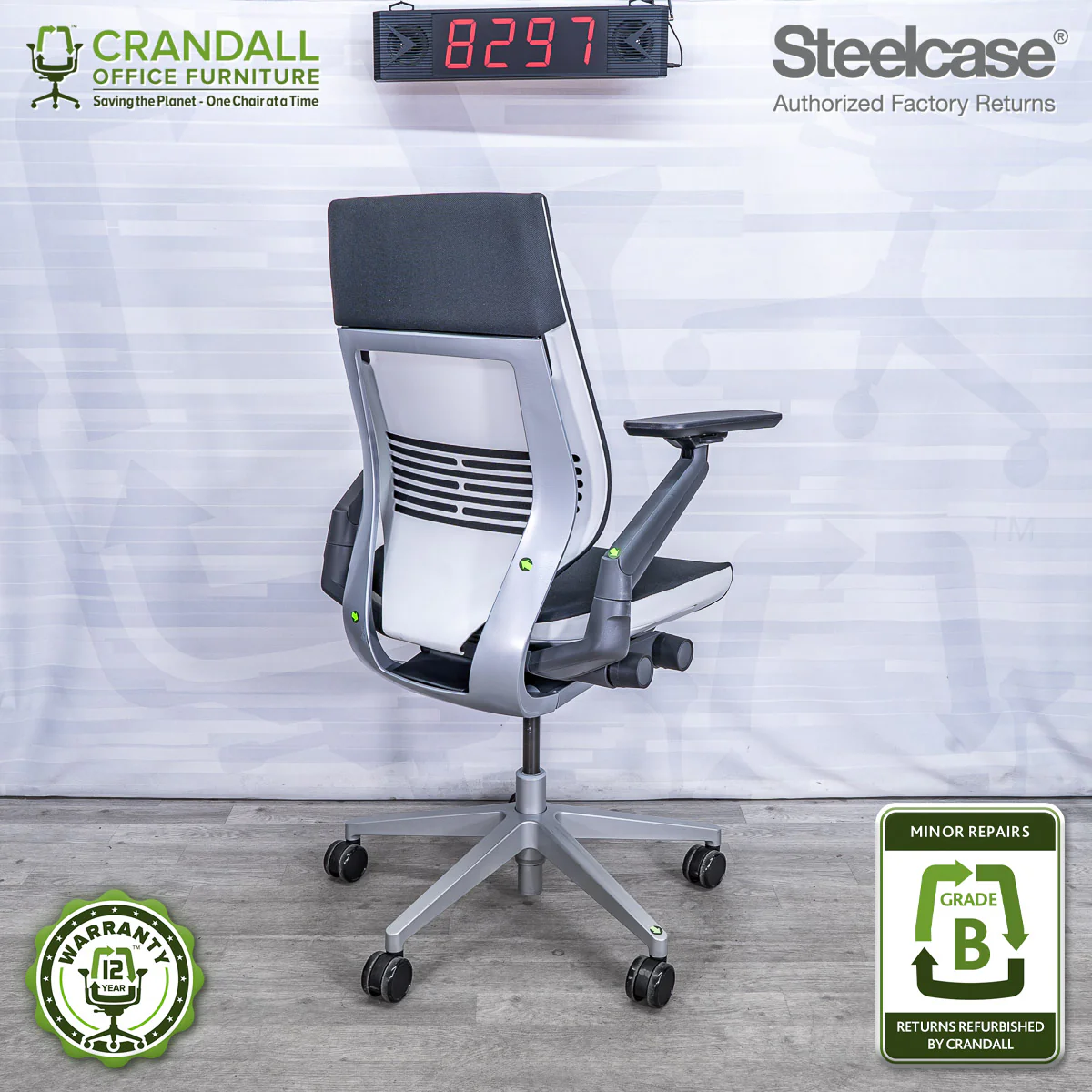 8297 - Steelcase Gesture - Grade B - Image 2