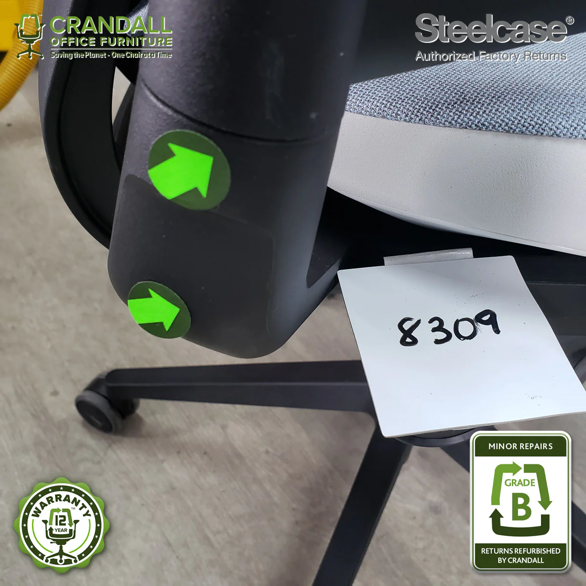 8309 - Steelcase Gesture - Grade B - Image 3