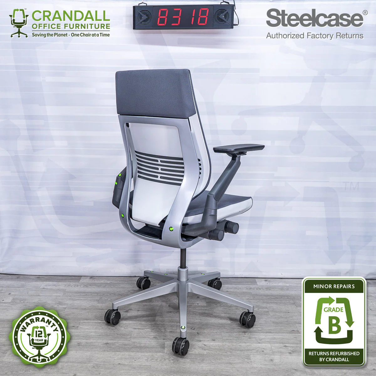 8318 - Steelcase Gesture - Grade B - Image 2