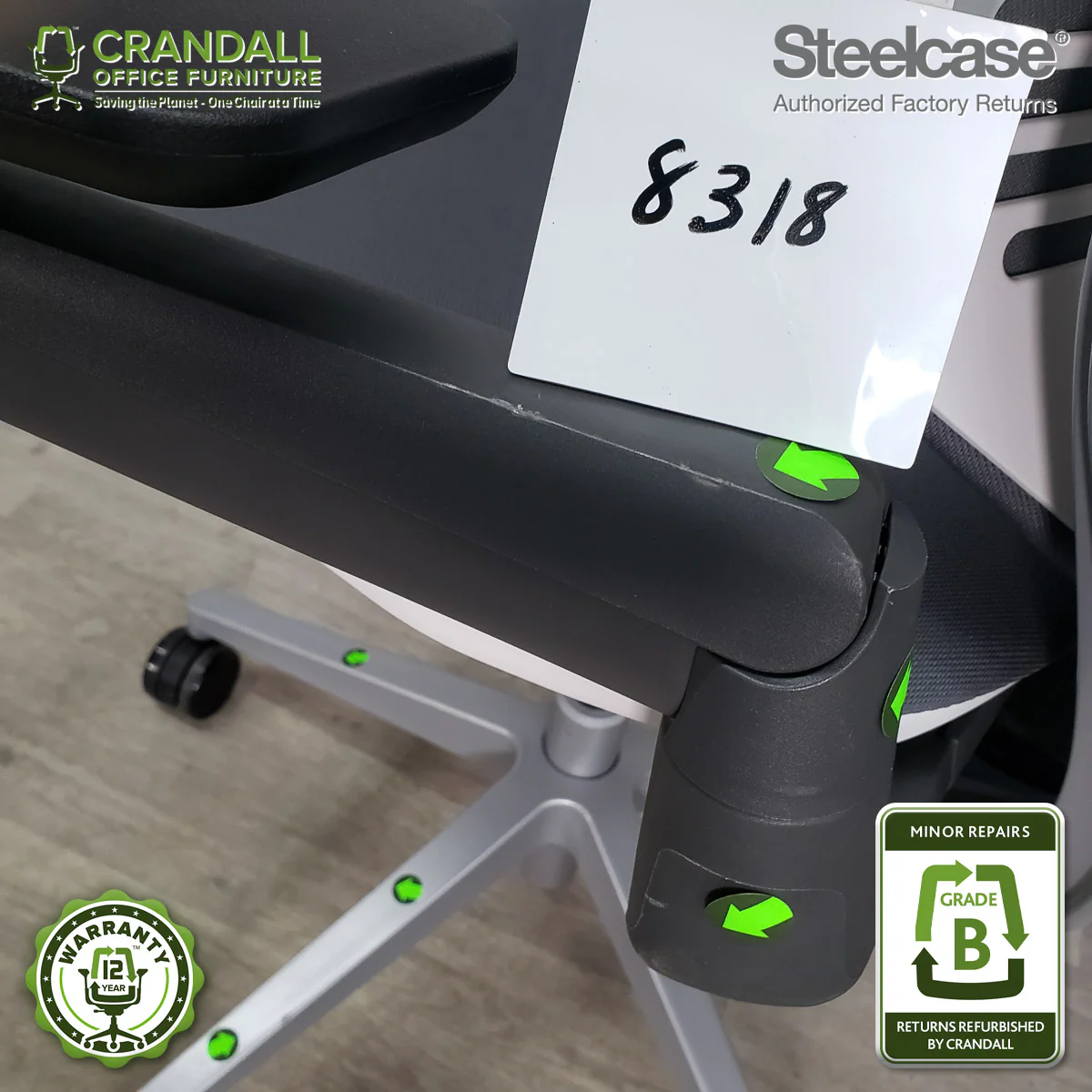 8318 - Steelcase Gesture - Grade B - Image 4