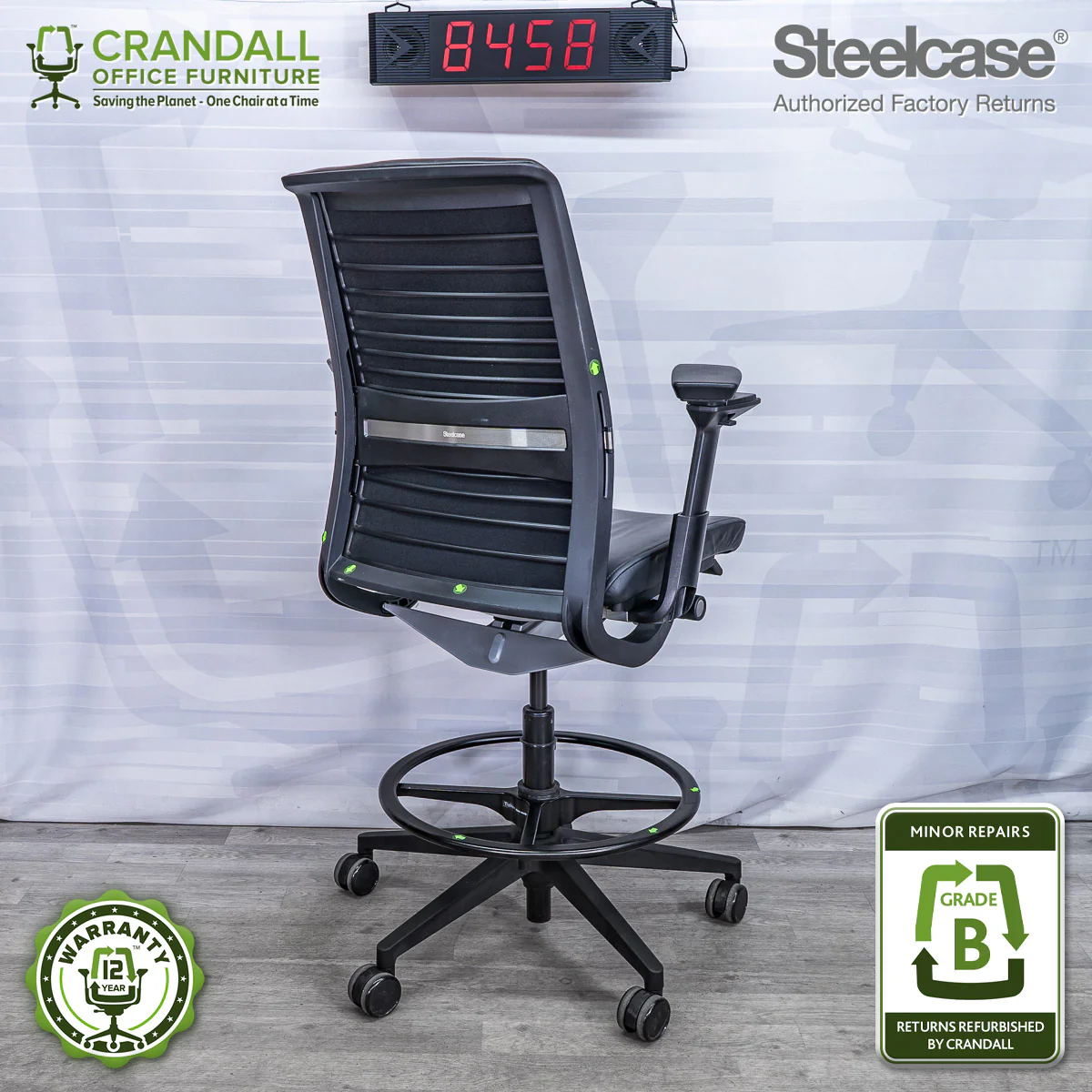 8458 - Steelcase V2 Think - Grade B - Image 2