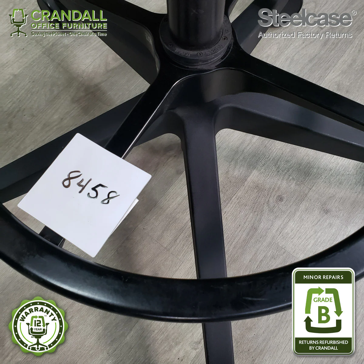 8458 - Steelcase V2 Think - Grade B - Image 3