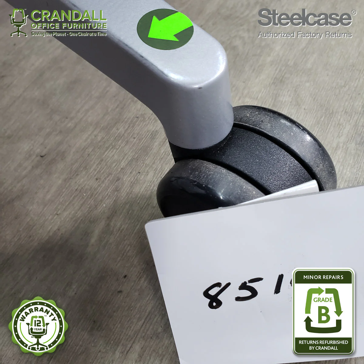 8519 - Steelcase Gesture - Grade B **CLOSEOUT - NO RETURNS** - Image 4