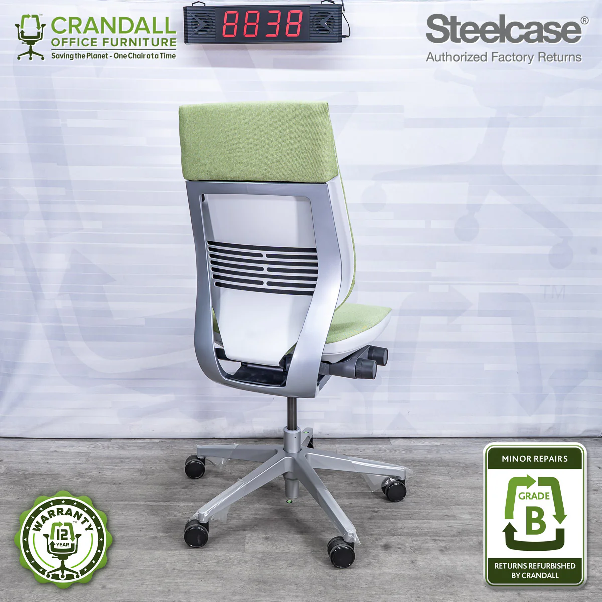 8838 - Steelcase Gesture - Grade B **CLOSEOUT - NO RETURNS** - Image 2
