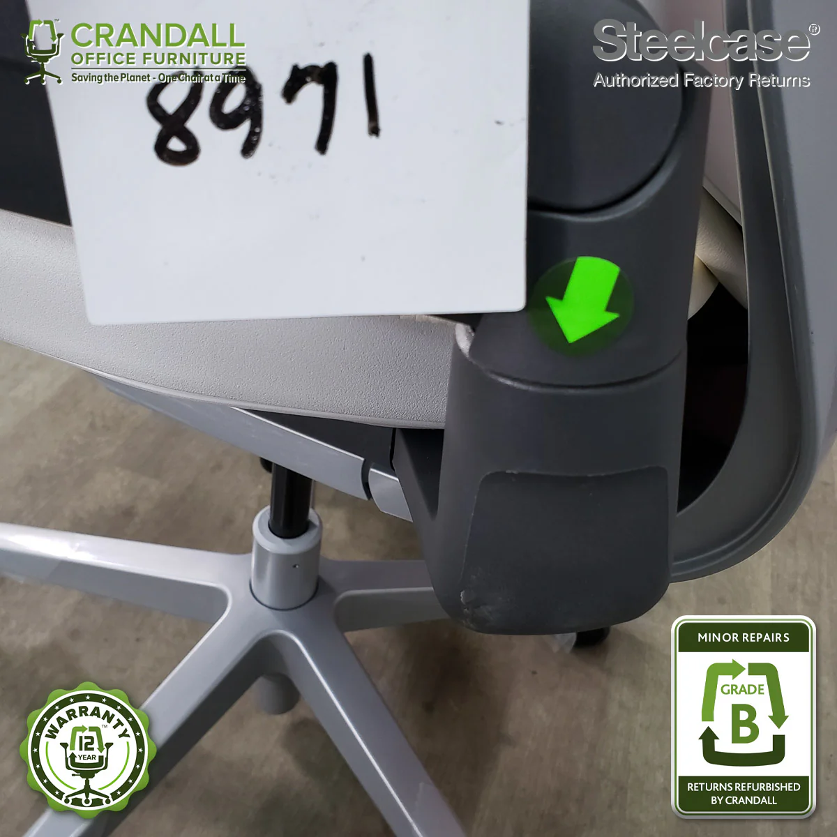 8971 - Steelcase Gesture - Grade B **CLOSEOUT - NO RETURNS** - Image 4
