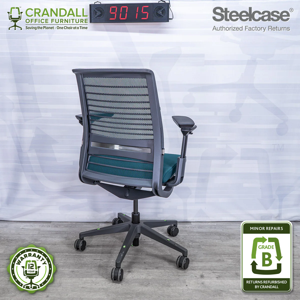 9015 - Steelcase V2 Think - Grade B - Image 2