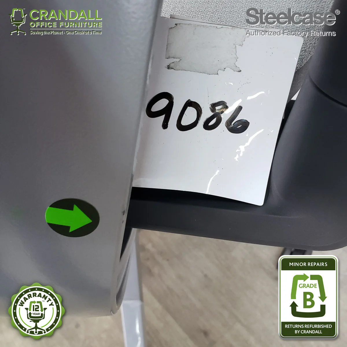 9086 - Steelcase Gesture - Grade B **CLOSEOUT - NO RETURNS** - Image 3