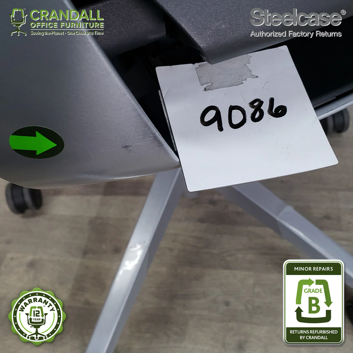 9086 - Steelcase Gesture - Grade B **CLOSEOUT - NO RETURNS** - Image 4