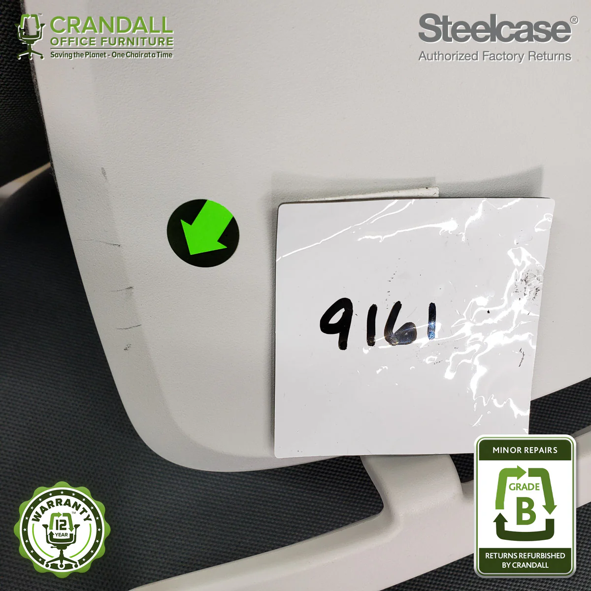 9161 - Steelcase Series 2 with Headrest - Grade B - Image 3