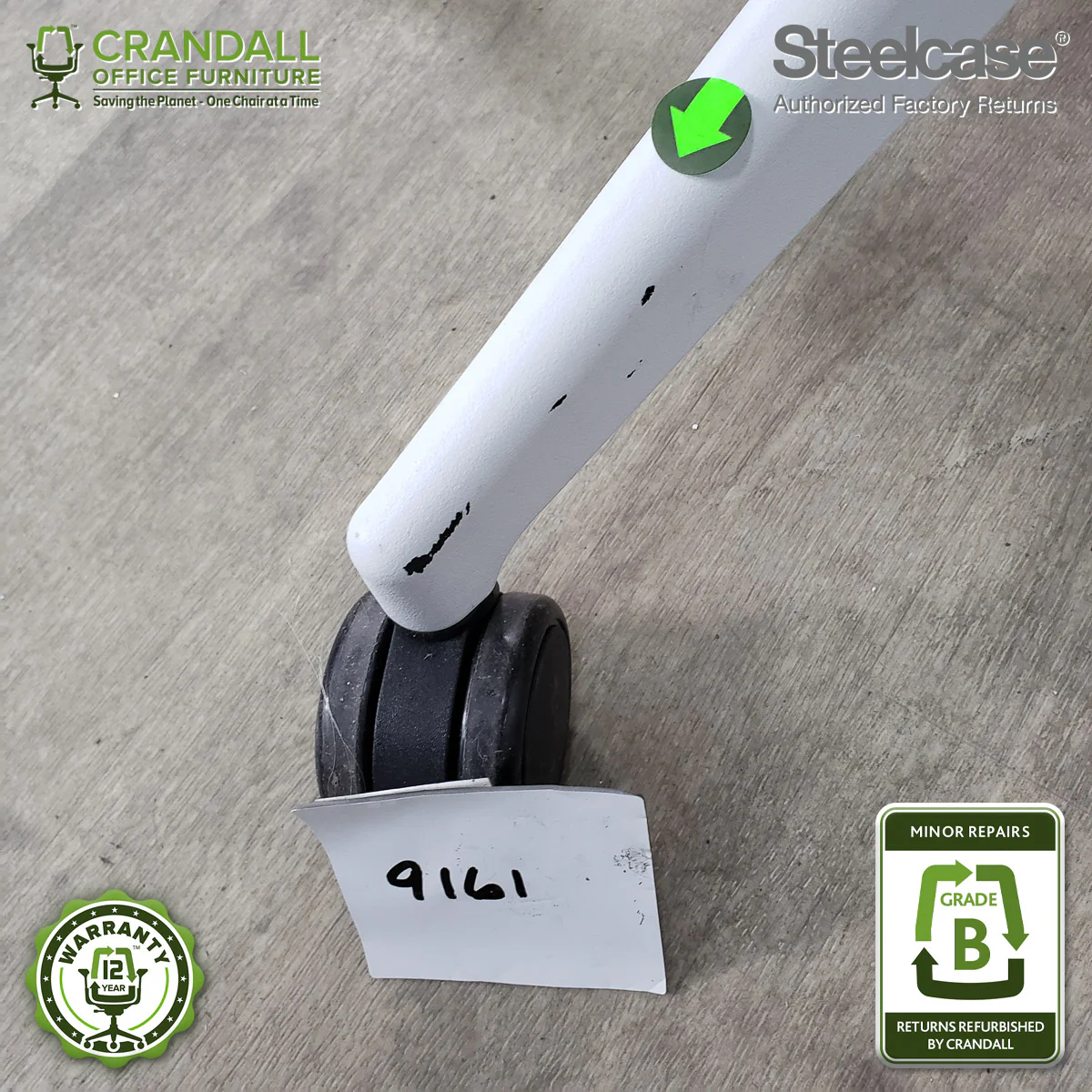 9161 - Steelcase Series 2 with Headrest - Grade B - Image 4