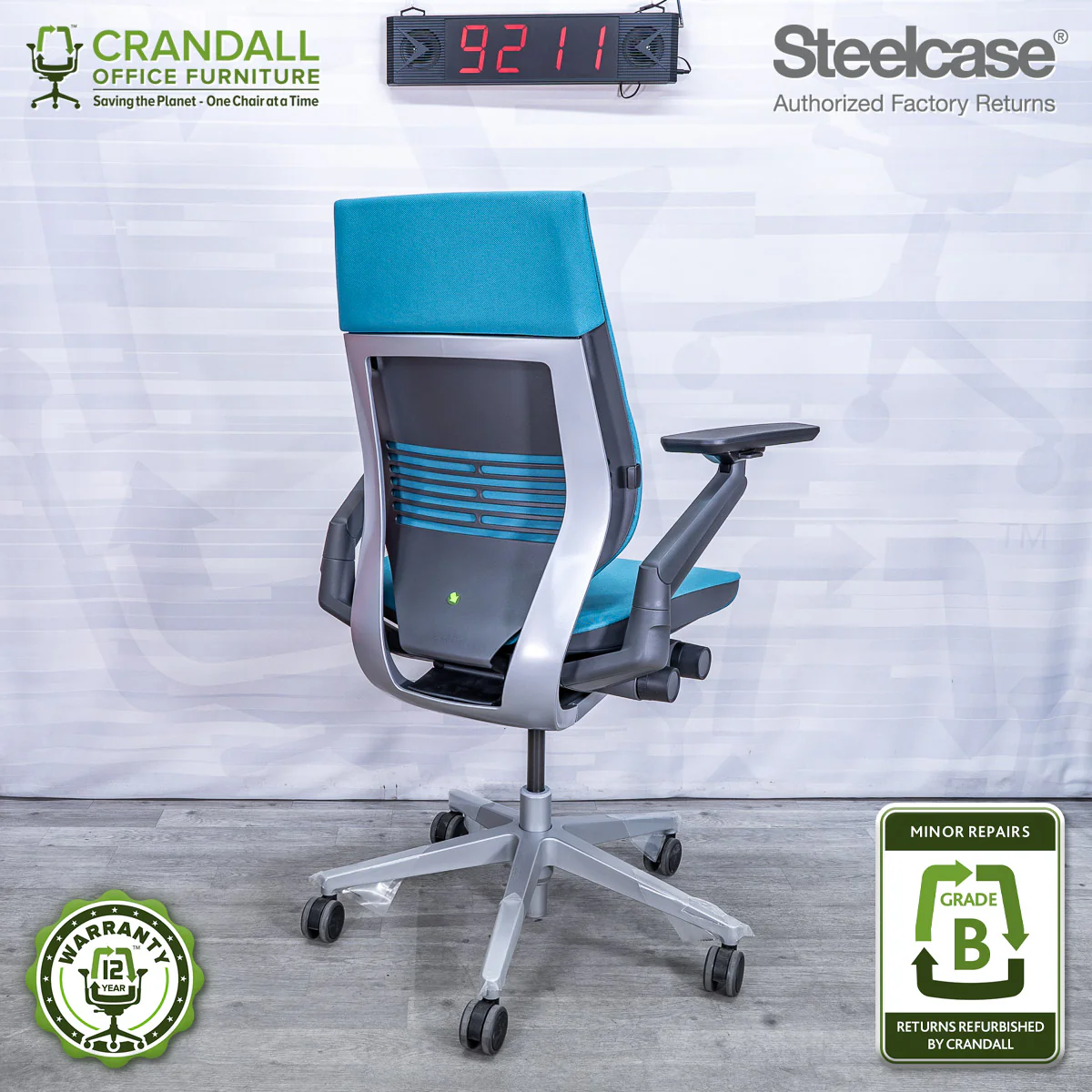 9211 - Steelcase Gesture - Grade B **CLOSEOUT - NO RETURNS** - Image 2