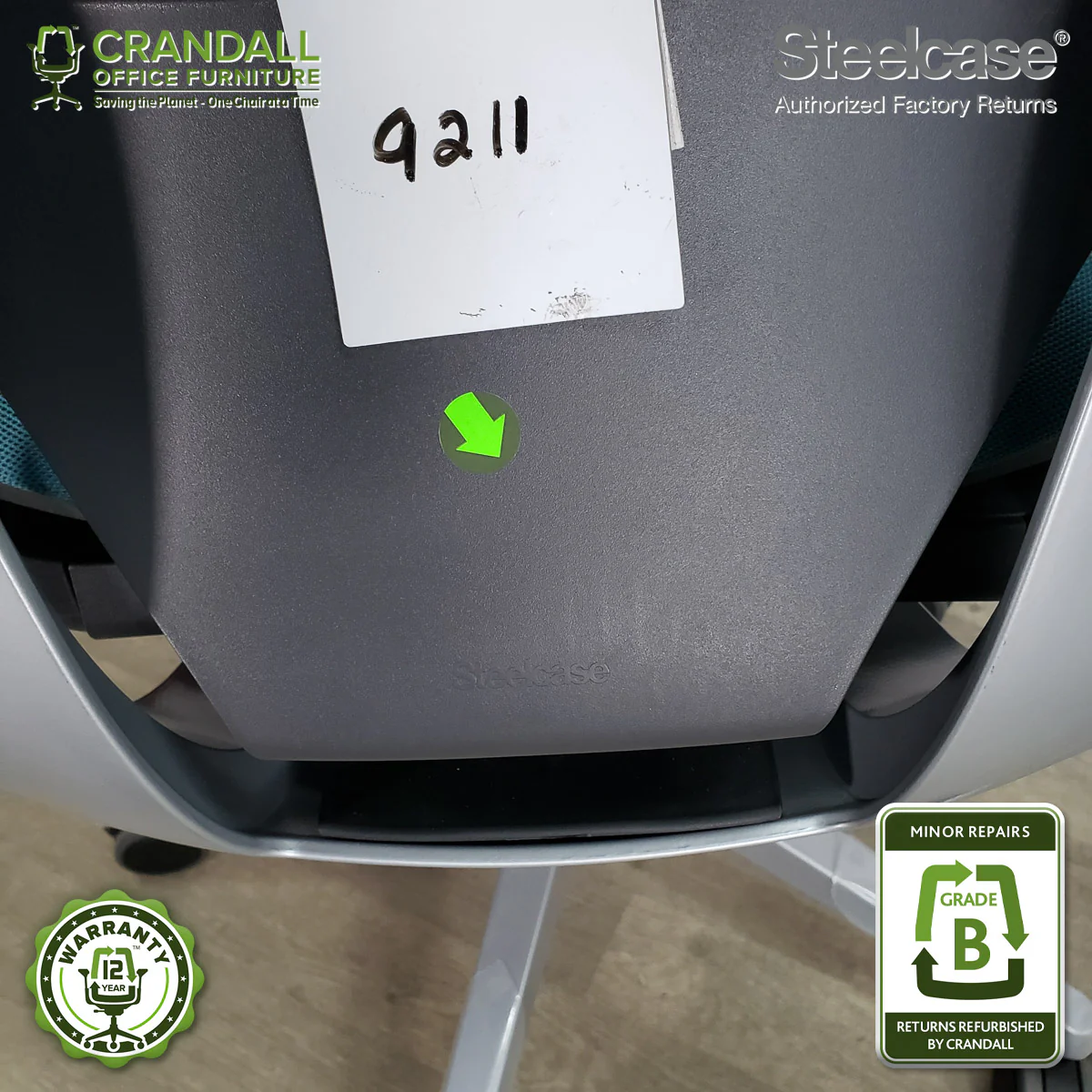 9211 - Steelcase Gesture - Grade B **CLOSEOUT - NO RETURNS** - Image 3