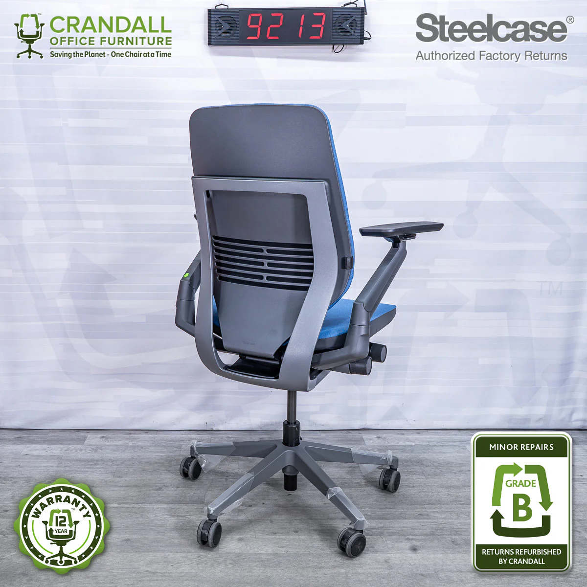 9213 - Steelcase Gesture - Grade B **CLOSEOUT - NO RETURNS** - Image 2