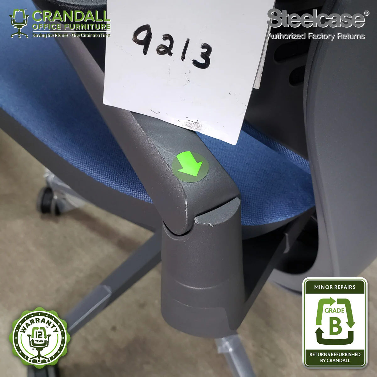 9213 - Steelcase Gesture - Grade B **CLOSEOUT - NO RETURNS** - Image 3