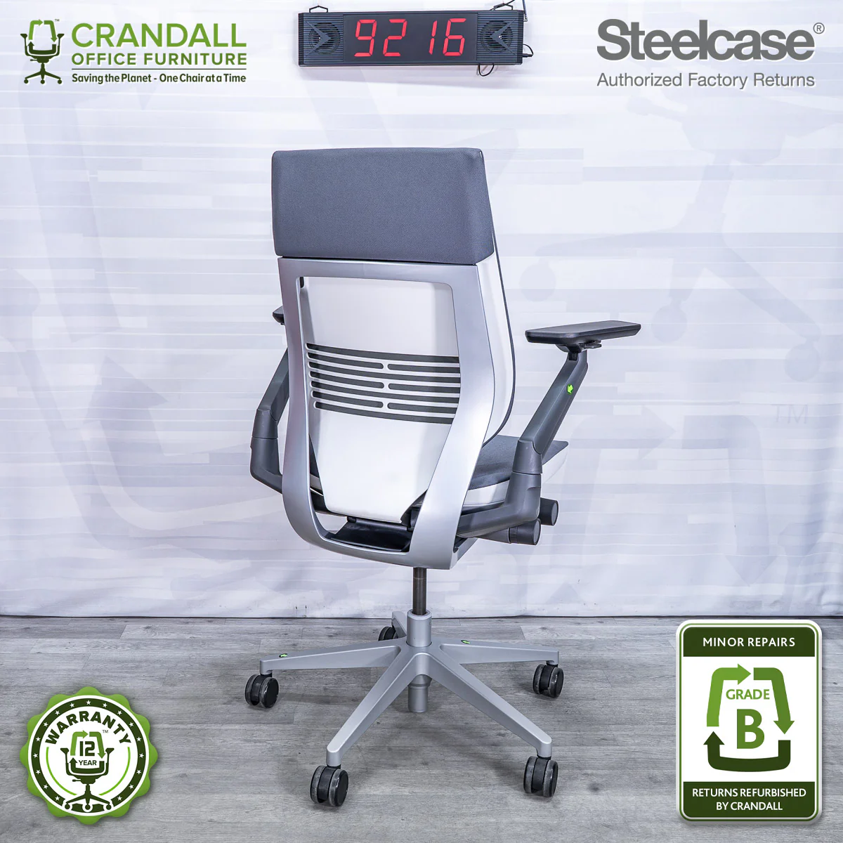 9216 - Steelcase Gesture - Grade B **CLOSEOUT - NO RETURNS** - Image 2
