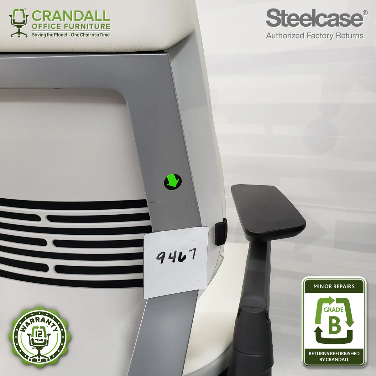 9467 - Steelcase Gesture - Grade B - Image 3