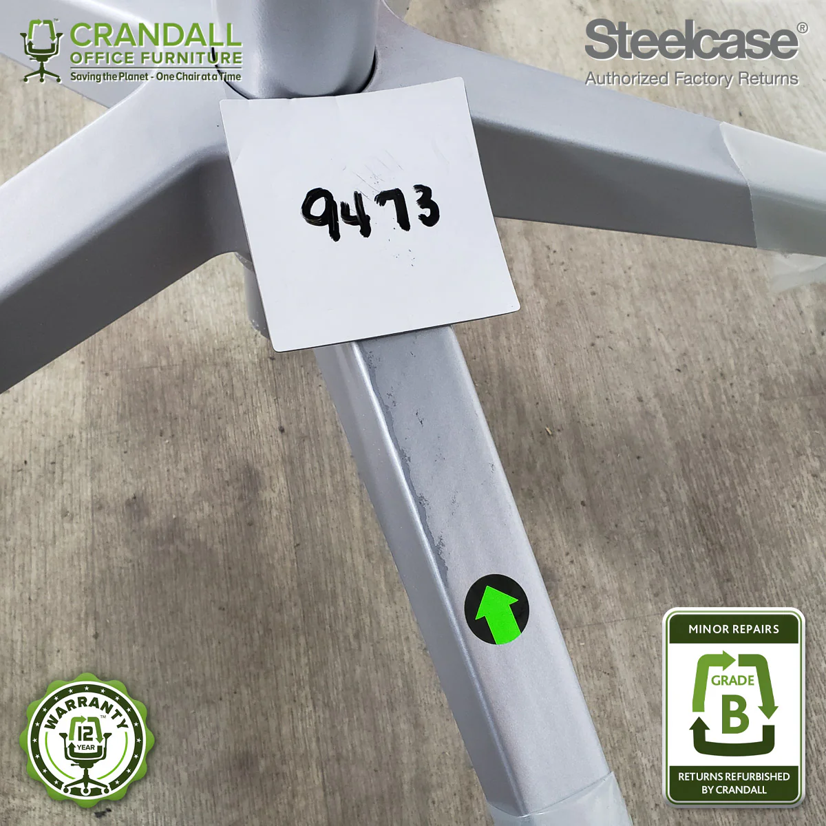 9473 - Steelcase Gesture - Grade B **CLOSEOUT - NO RETURNS** - Image 4