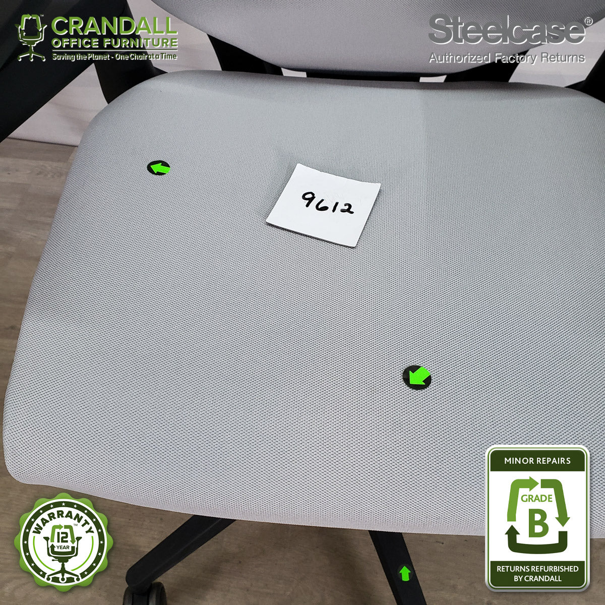 9612 - Steelcase Gesture - Grade B **CLOSEOUT - NO RETURNS** - Image 3