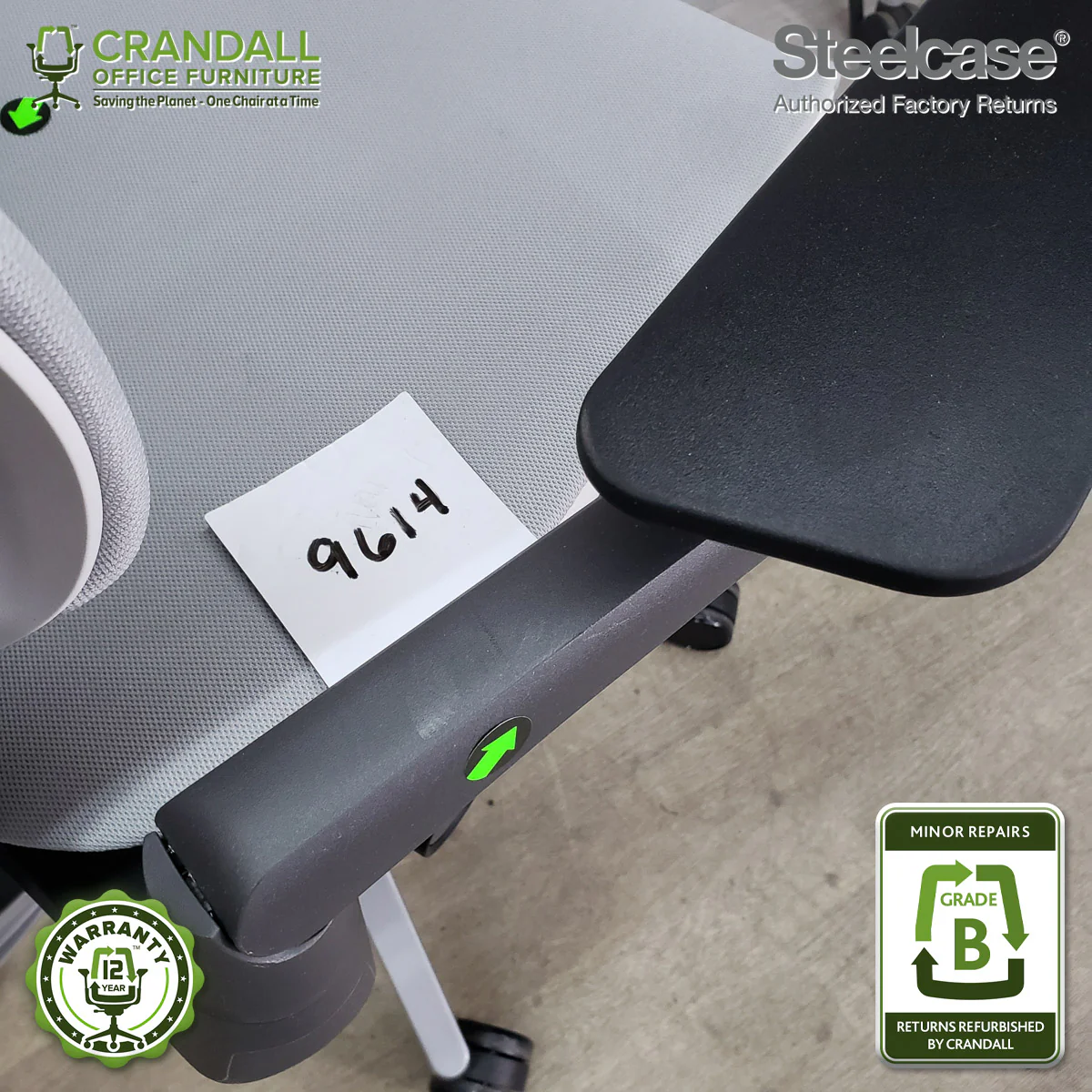 9614 - Steelcase Gesture - Grade B **CLOSEOUT - NO RETURNS** - Image 3