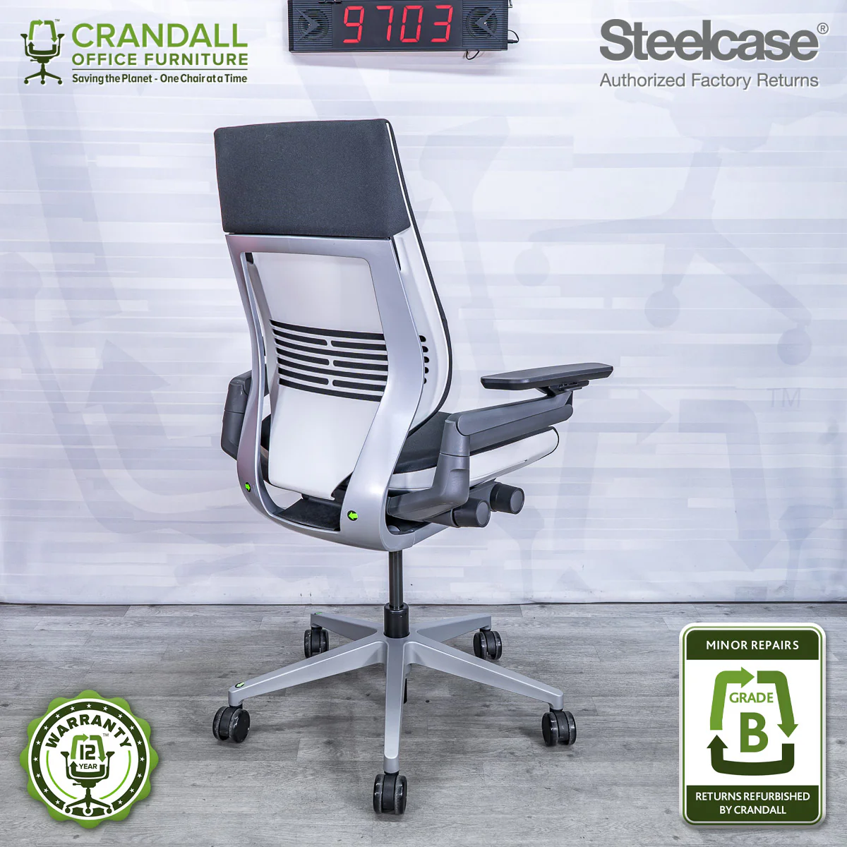 9703 - Steelcase Gesture - Grade B - Image 2