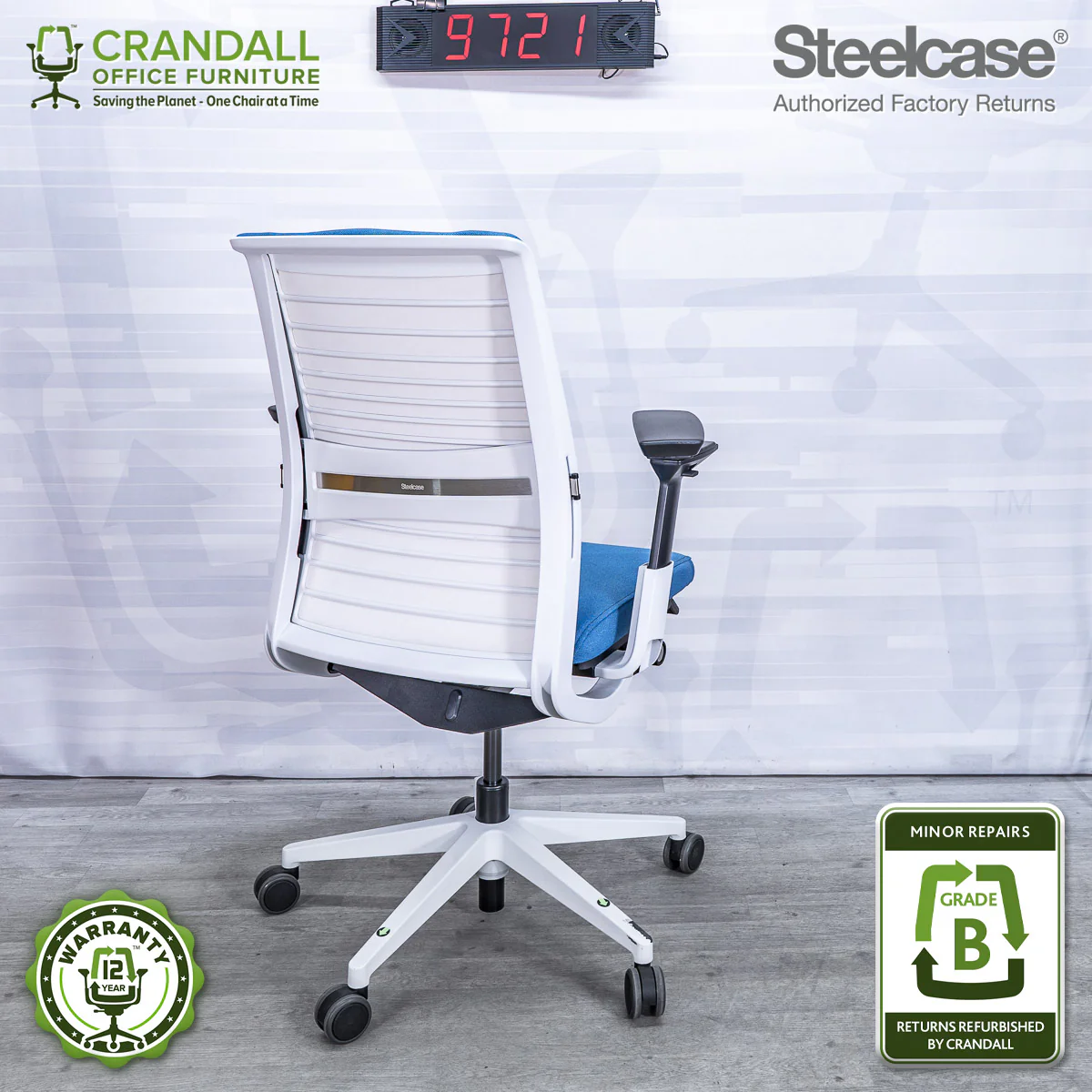 9721 - Steelcase V2 Think - Grade B - Image 2