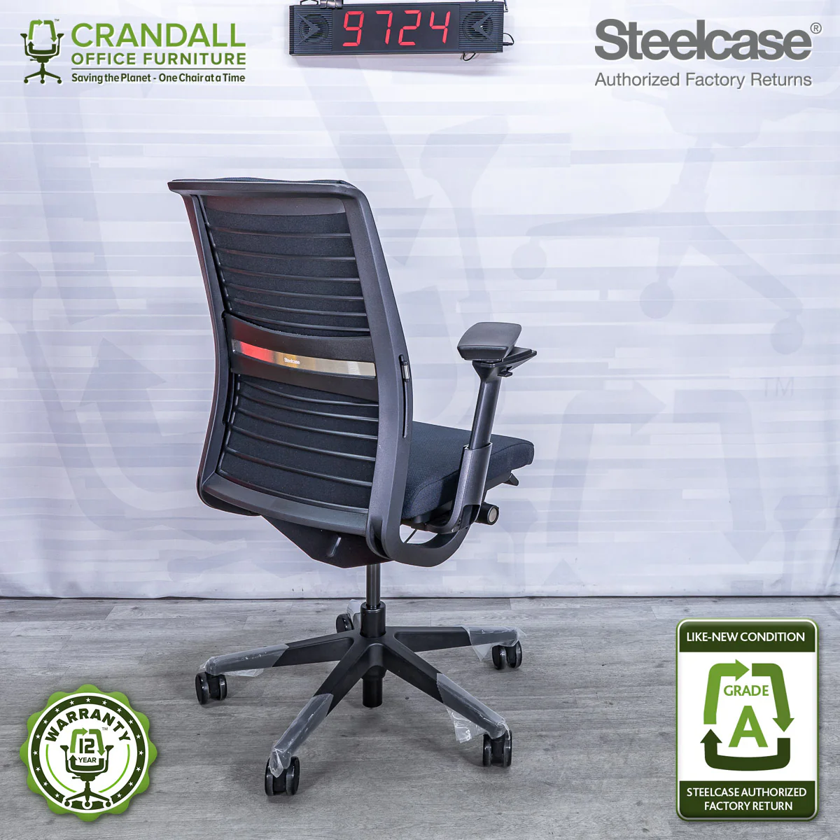 9724 - Steelcase V2 Think - Grade A - Image 2