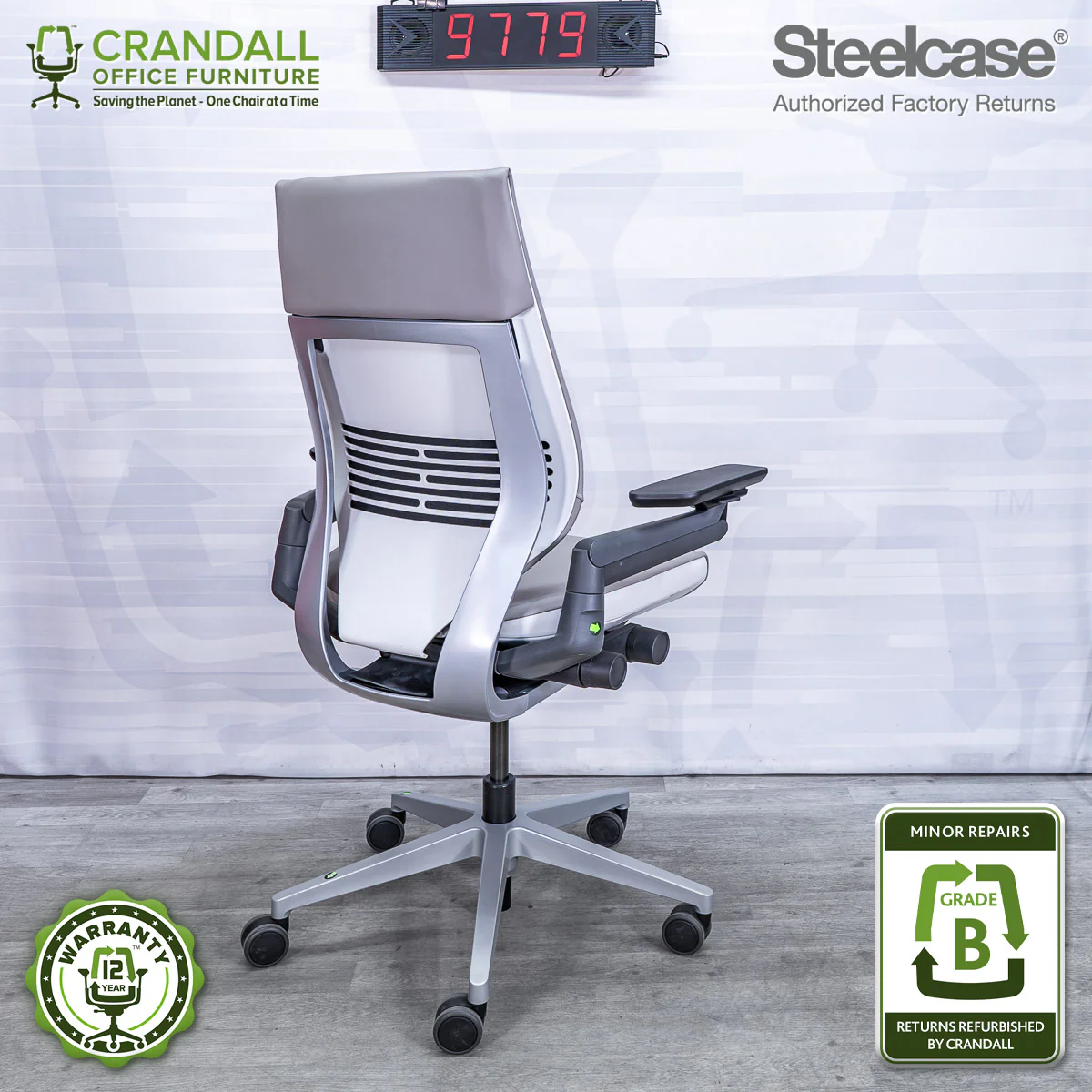 9779 - Steelcase Gesture - Grade B **CLOSEOUT - NO RETURNS** - Image 2