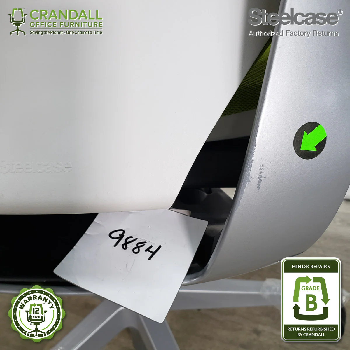 9884 - Steelcase Gesture - Grade B **CLOSEOUT - NO RETURNS** - Image 3