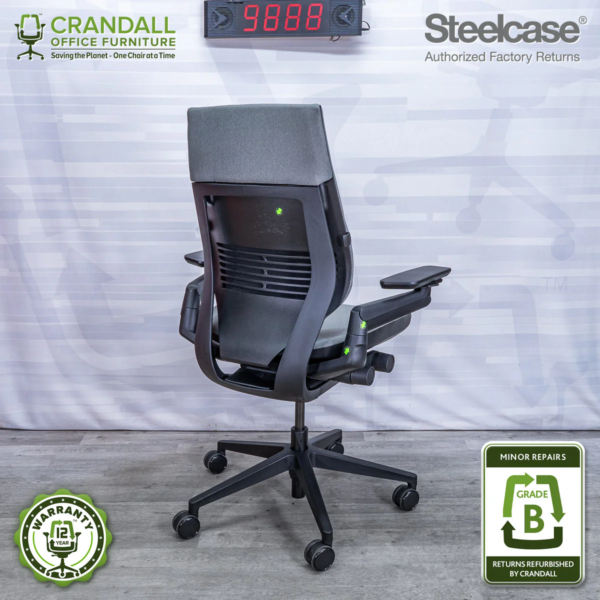 9888 - Steelcase Gesture - Grade B - Image 2