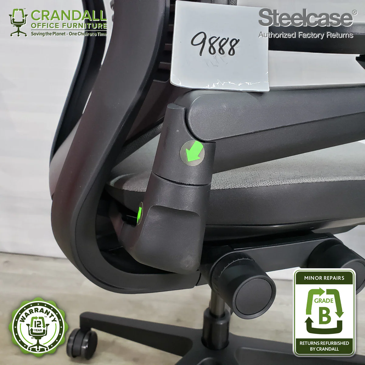 9888 - Steelcase Gesture - Grade B - Image 4