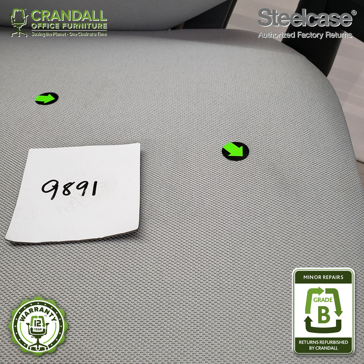 9891 - Steelcase Gesture - Grade B **CLOSEOUT - NO RETURNS** - Image 3