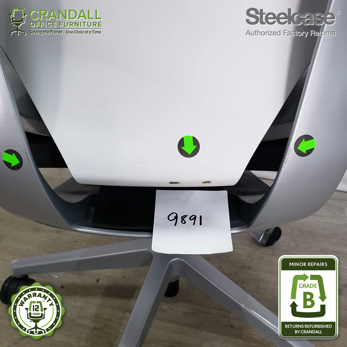 9891 - Steelcase Gesture - Grade B **CLOSEOUT - NO RETURNS** - Image 4