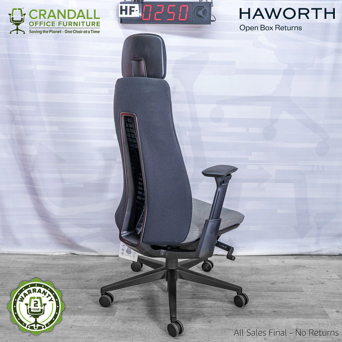 HF-0250 - Haworth Fern with Headrest - Image 2
