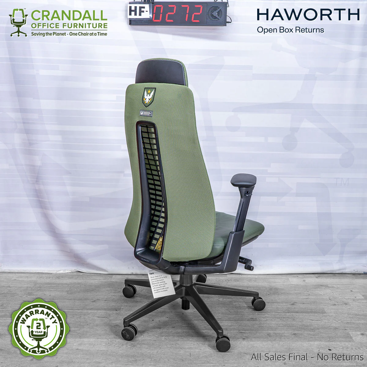 HF-0272 - Haworth Fern with Headrest - Image 2
