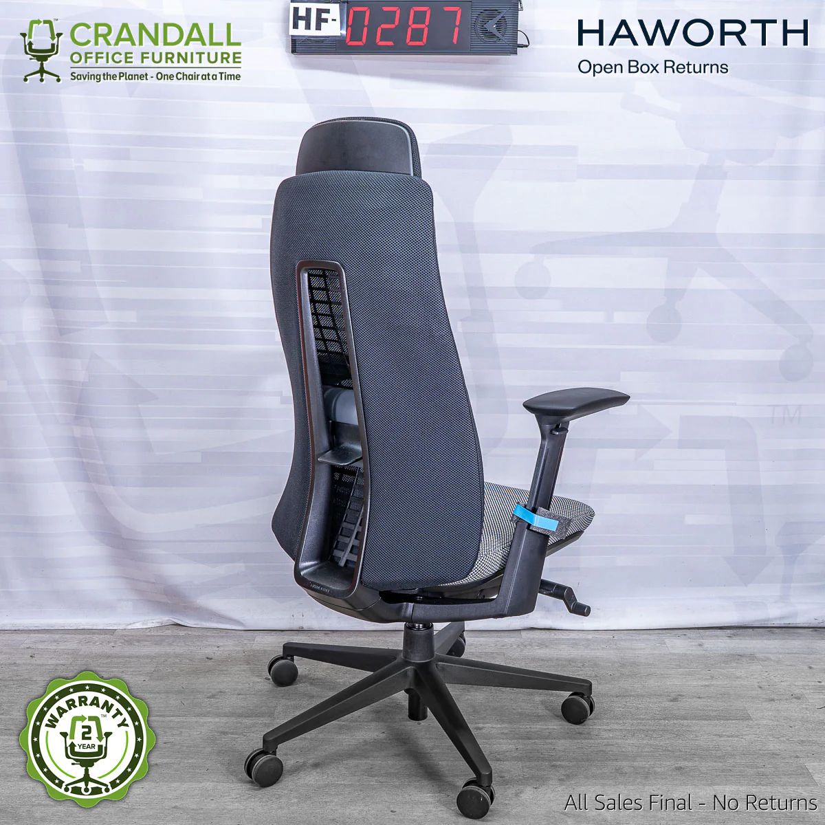 HF-0287 - Haworth Fern with Headrest - Image 2